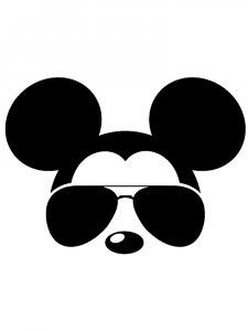 Mickey Mouse Stencil 12