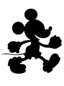 Mickey Mouse Stencil 13