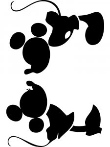 Mickey Mouse Stencil 17