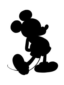 Mickey Mouse Stencil 19