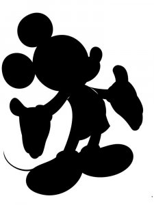 Mickey Mouse Stencil 7