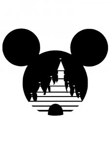 Mickey Mouse Stencil 8