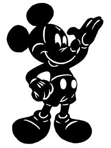 Mickey Mouse Stencil 9