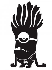 Minions Stencil 10