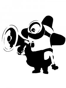 Minions Stencil 13