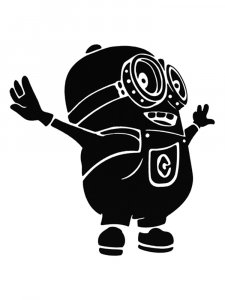 Minions Stencil 2