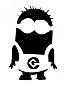 Minions Stencil 9