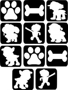 Paw patrol Stencil 3