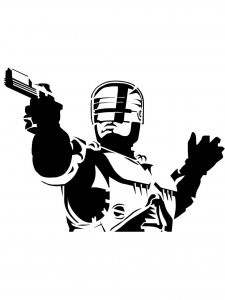 Robocop Stencil 1