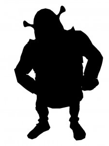 Shrek Stencil 1
