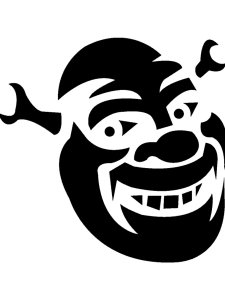 Shrek Stencil 6