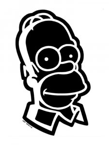 Simpsons Stencil 6