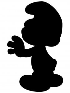 Smurfs Stencil 3