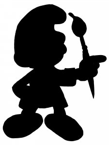 Smurfs Stencil 5