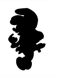 Smurfs Stencil 6