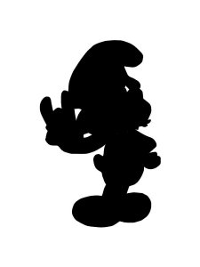 Smurfs Stencil 7
