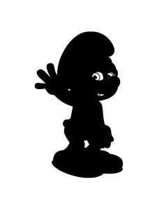Smurfs Stencil 8