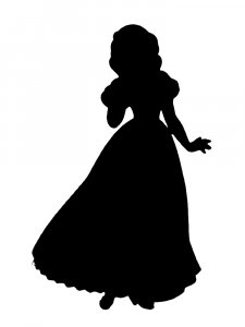 Snow White Stencil 1