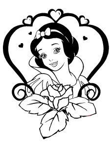 Snow White Stencil 2