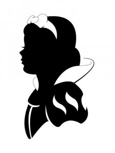 Snow White Stencil 6