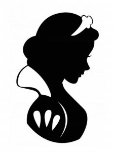 Snow White Stencil 7