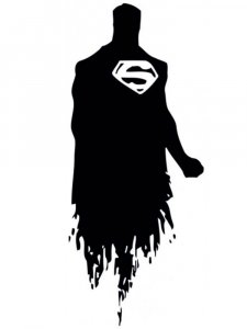 Superman Stencil 3