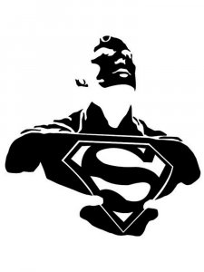 Superman Stencil 5