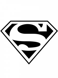 Superman Stencil 6