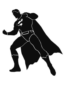 Superman Stencil 8