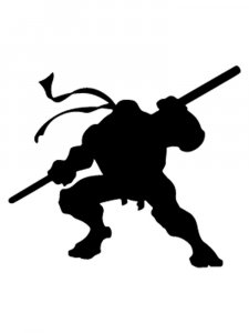 Teenage Mutant Ninja Turtles Stencil 1