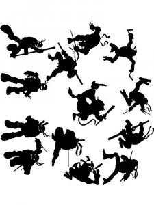 Teenage Mutant Ninja Turtles Stencil 5