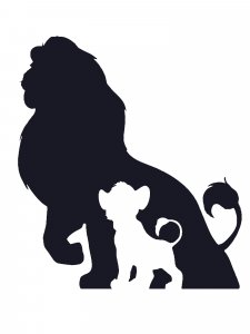 The Lion King Stencil 3