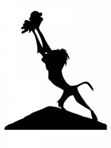 The Lion King Stencil 6