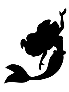 The Little Mermaid Ariel Stencil 14
