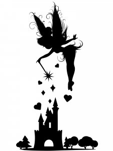 Tinker Bell Stencil 3