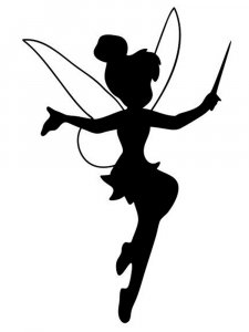 Tinker Bell Stencil 4