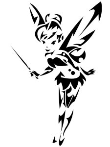 Tinker Bell Stencil 5