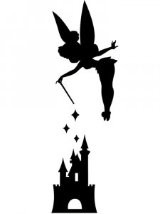 Tinker Bell Stencil 7