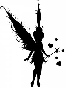 Tinker Bell Stencil 8