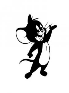Tom and Jerry Stencil 1