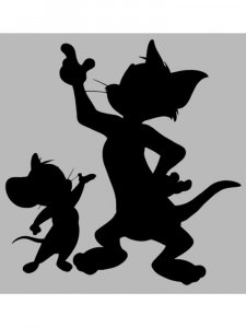Tom and Jerry Stencil 7