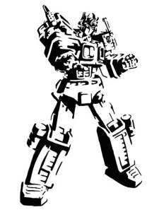 Transformers Stencil 10