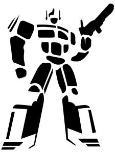 Transformers Stencil 2