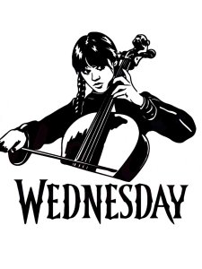Wednesday Addams Stencils 5