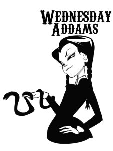 Wednesday Addams Stencils 6