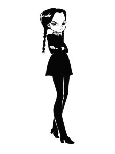 Wednesday Addams Stencils 7
