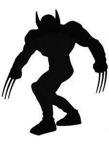 Wolverine Stencil 12