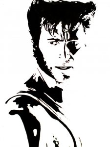Wolverine Stencil 3
