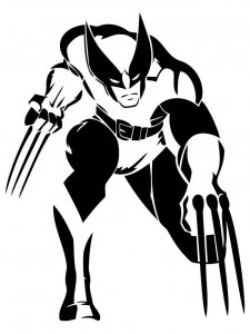 Wolverine Stencil 6