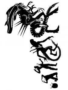 Xenomorph Stencil 10
